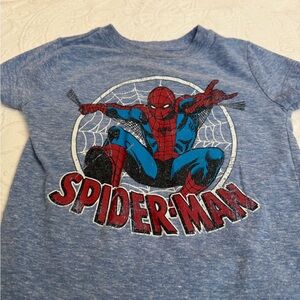 Blue Spider-Man Graphic T-Shirt